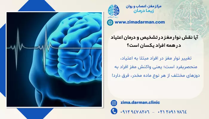 نقش نوار مغز در تشخیص و درمان اعتیاد