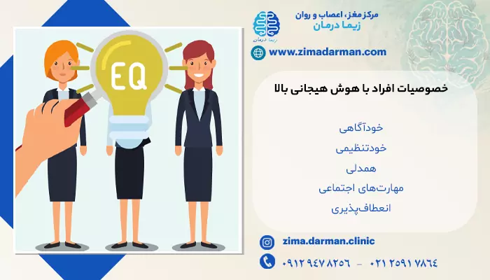 خصوصیات افراد با هوش هیجانی بالا