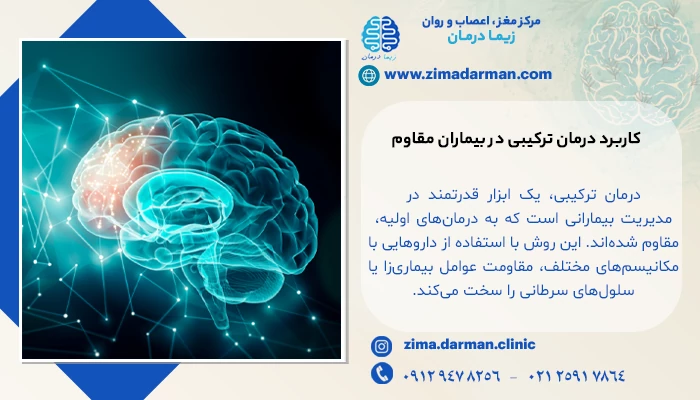 کاربرد درمان ترکیبی FMS و rTMS در بیماران مقاوم