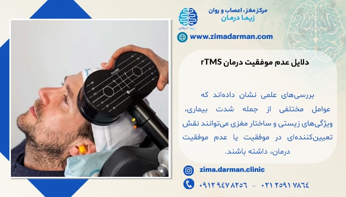 عوامل ناکامی در rTMS | درمان با تحریک مغناطیسی مغز 100% است؟