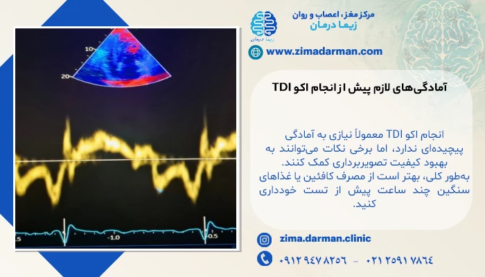 آمادگیهای لازم پیش از انجام اکو TDI: ملاحظات دارویی